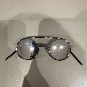 Dior Men’s Stylish Black Round Sunglasses